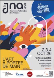 affiche des journées nationales des artistes